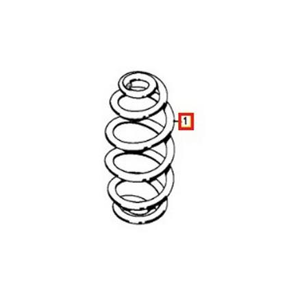 Coil Spring Set - Rear